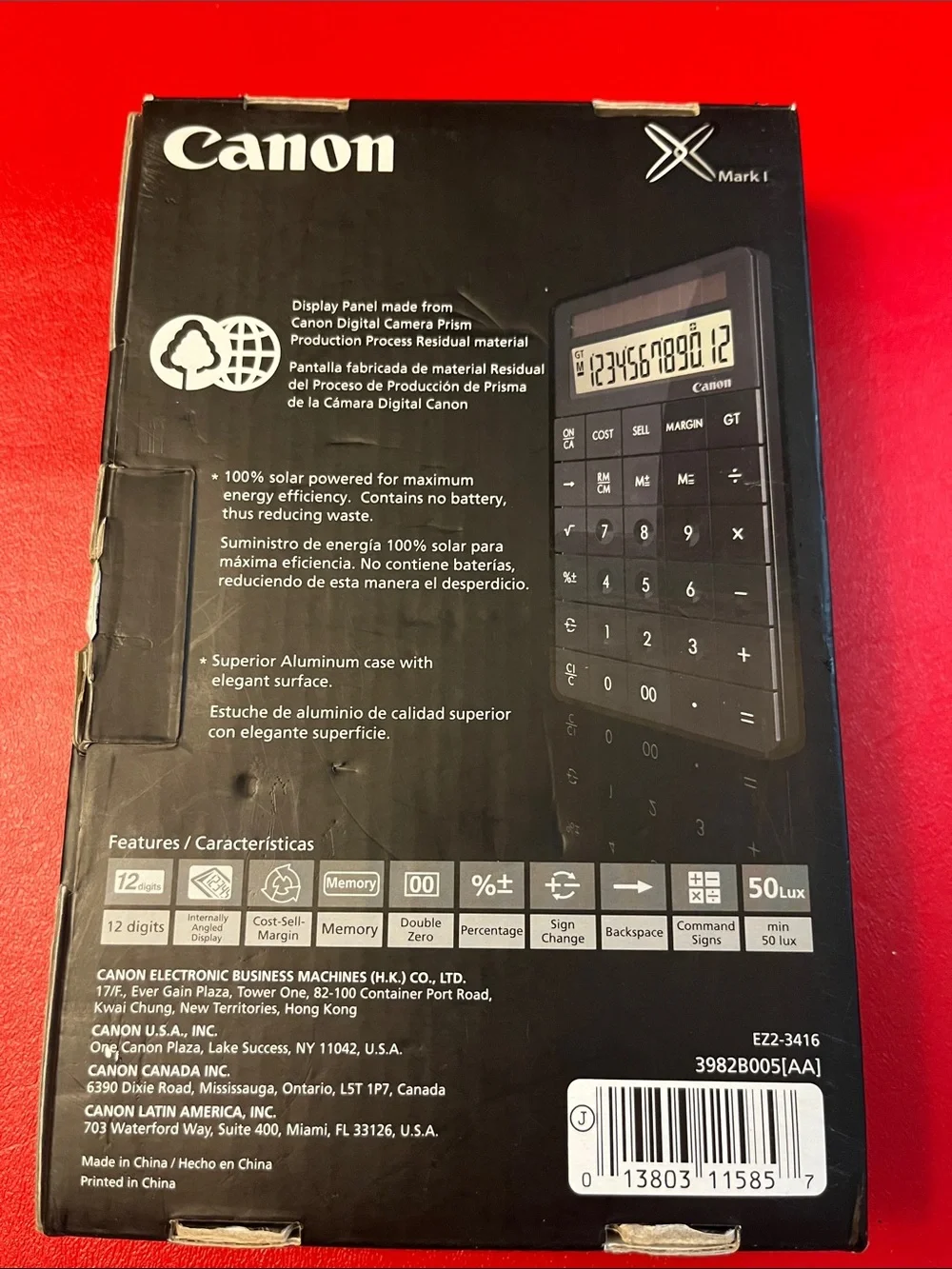 Canon Desktop Calculator X MARK 1